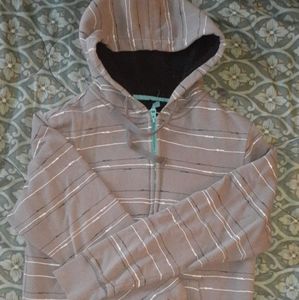 Young Men Zip Up Fleece Lined Hoodie